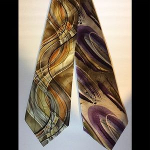Jerry Garcia (retired)  Collection Lot of 2 Ties